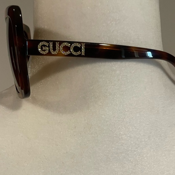 Authentic Gucci tortoise brown rhinestone arms - Picture 2 of 5